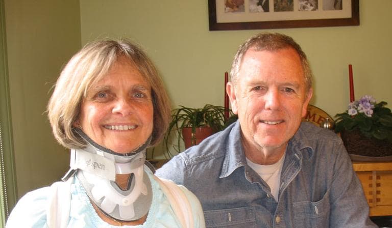 Ellen and Stuart Smith of North Scituate, R.I. (Lynn Jolicoeur for WBUR)