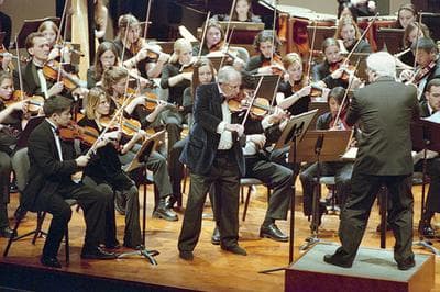 File image, violinist Roman Totenberg, center (Courtesy of the Totenberg family, Boston University and Michael J. Lutch)