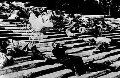 The Odessa Steps sequence from "Battleship Potemkin." (Photograph: Kobal)