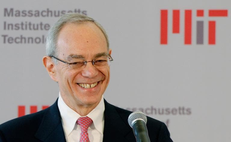 L. Rafael Reif, after he was announced as MIT's 17th president in May (AP)