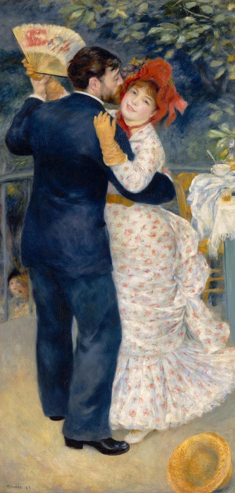 Pierre-Auguste Renoir's 1883 painting "Dance in the Country." (Courtesy of the MFA)