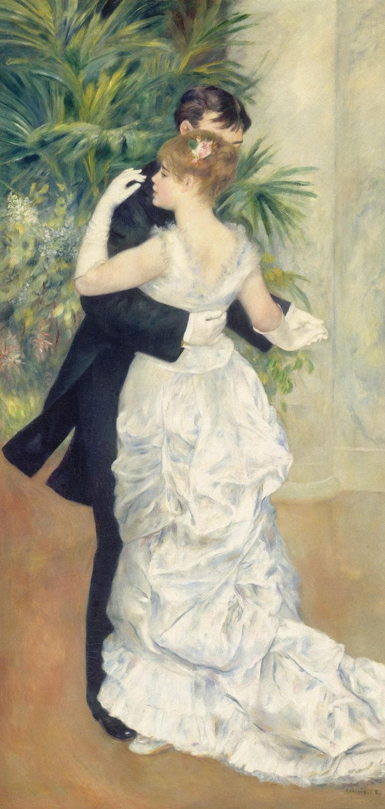 Pierre-Auguste Renoir's 1883 painting "Dance in the City." (Courtesy of the MFA)