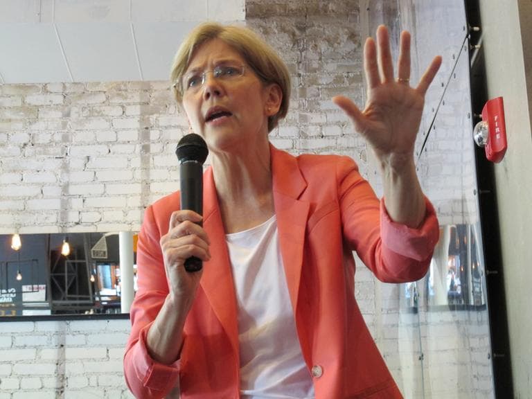 Democratic candidate for the U.S. Senate Elizabeth Warren (AP)