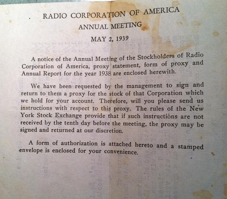 Diane Levin's mom didn't believe in wasting. So she typed her recipe on the back of this piece of mail.