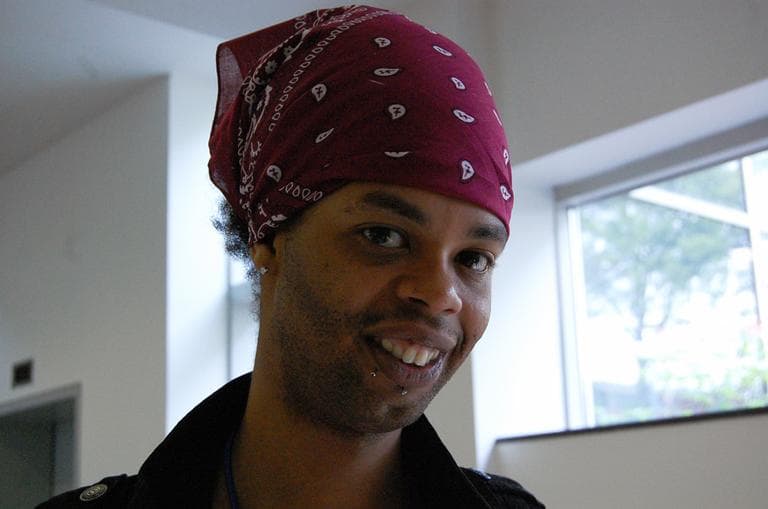 Antoine Dodson of "The Bed Intruder Song." (Aayesha Siddiqui/WBUR)