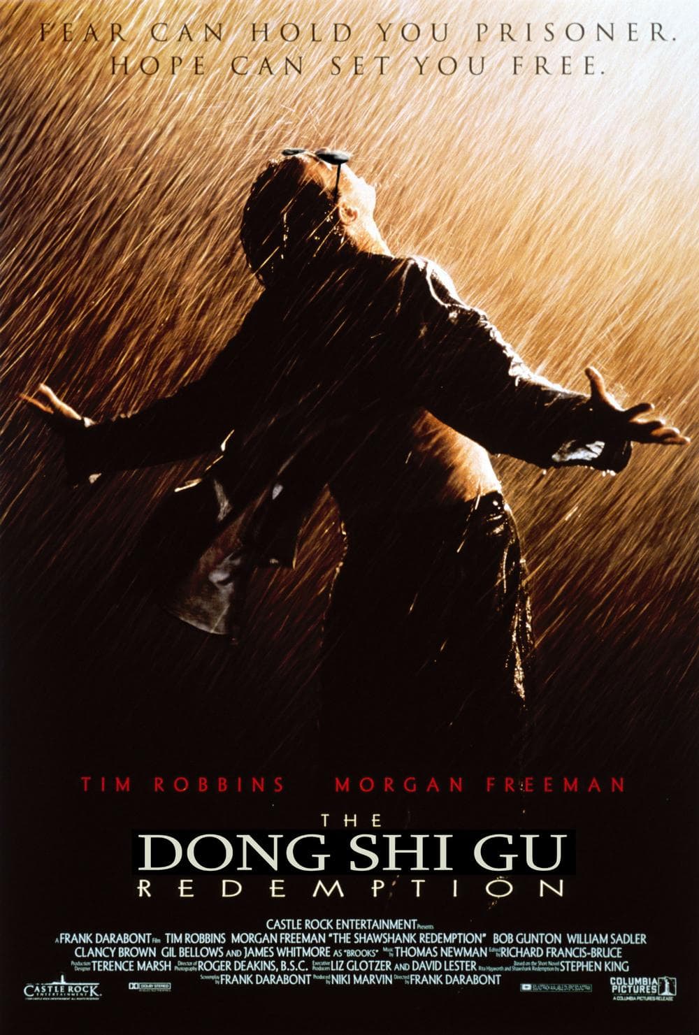 Chen Guangcheng meme-ified in "Shawshank Redemption" poster
