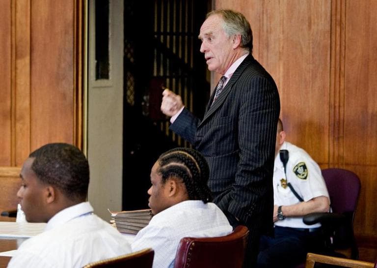 Defense attorney Stephen Weymouth was the only attorney who wanted the trial to go forward. (Mark Garfinkel/ Pool/ Boston Herald)
