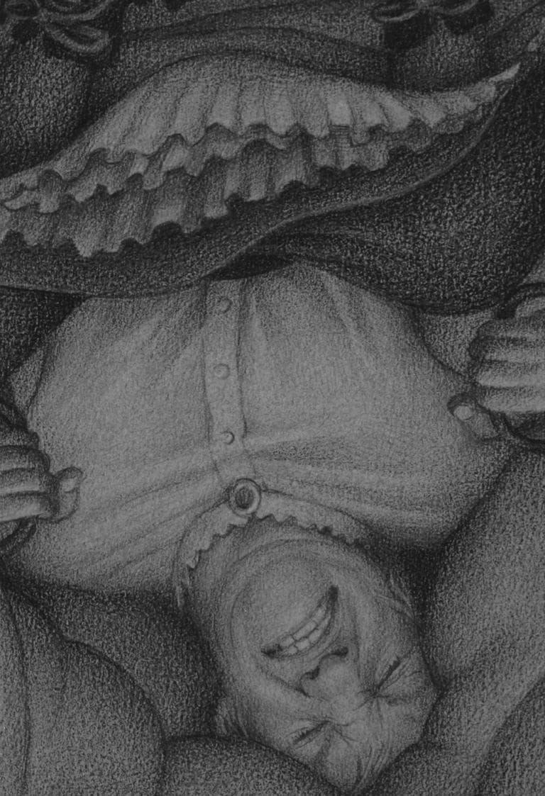 Taylor bounces along the rapids in her barrel. (Houghton Mifflin Harcourt Children's Book Group)