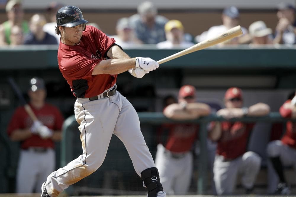 Koby Clemens hasn't had the athletic success his famous father attained, but he is still hopeful he can make the major leagues. (AP)