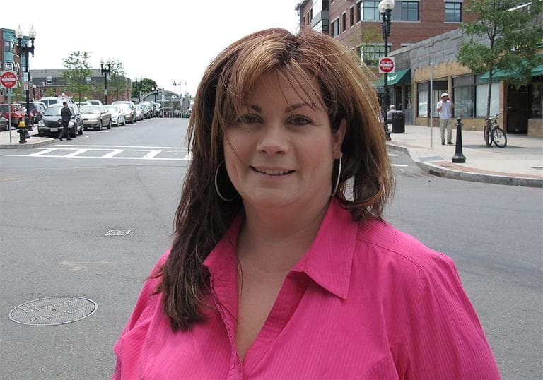 Celeste Myers is leading the No Eastie Casino fight. (Monica Brady-Myerov/WBUR)