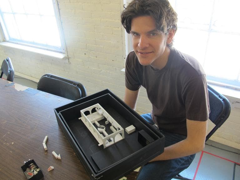 "Here Lies Love" director Alex Timbers has worked on other pieces about historical figures, including "Bloody Bloody Andrew Jackson," which reimagined the 7th U.S. president as an emo rock star. (Andrea Shea/WBUR)