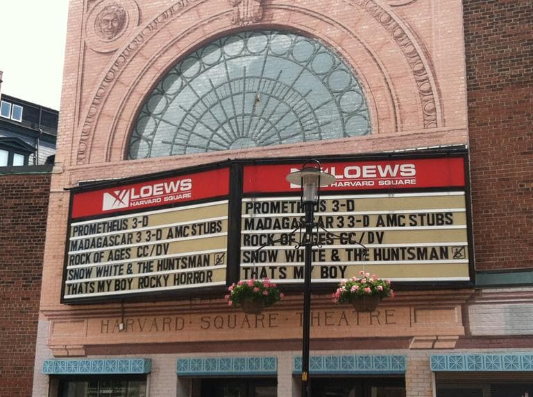 AMC Loews movie theater in Harvard Square (Andrea Shea/WBUR)