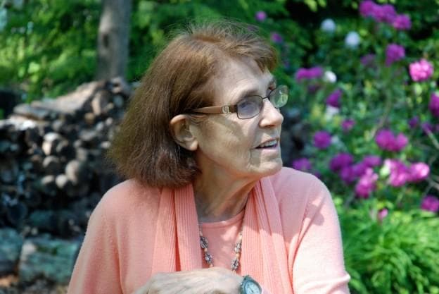 Barbara Buchan is a member of Lincoln's Tick Task Force. (George Hicks/WBUR)