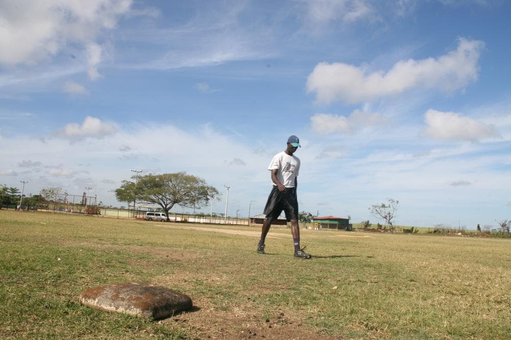 Hardscrabble baseball fields in the Dominican Republic may seem a long way from the major leagues, but the nation is home to one of baseball's top talent pools. (Courtesy of Strand Releasing)