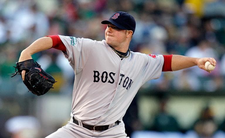Starter Jon Lester pitches against the Oakland Athletics on July 3 in Oakland, Calif. (AP)