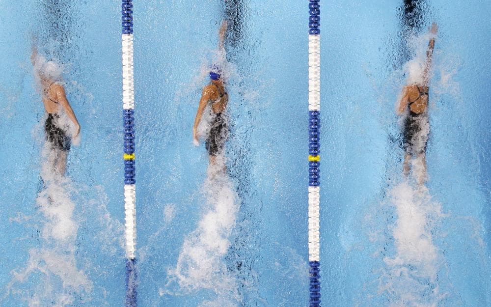 Swimming is one of the Summer Olympics's most popular sports, but changes have come to both the suits swimmers wear and the pools they swim in. (AP)