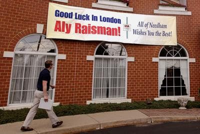 Needham Goes Nuts For Olympian Aly Raisman