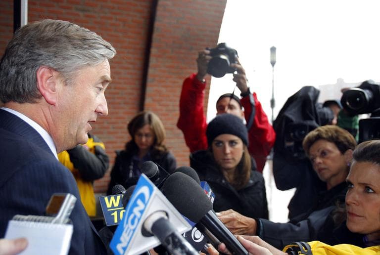 Rep. John Tierney faces the media in 2012. (AP)