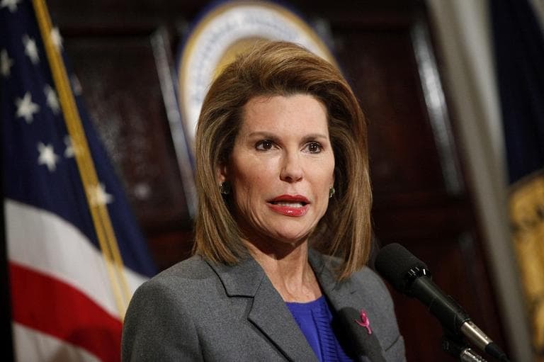 Nancy Brinker, founding chair of the Susan G. Komen for the Cure, addresses the reporters in Washington in 2009. (AP Photo/Haraz N. Ghanbari)