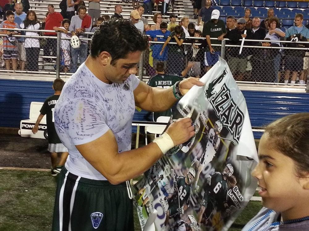 The Long Island Lizards are co-owned by Hall of Fame running back Jim Brown, who played lacrosse at Syracuse. (Jon Kalish/Only A Game)