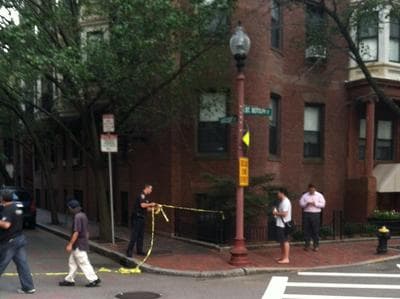 The scene of the shooting, at Harcourt Street and St. Botolph Street. (Photo Courtesy of Andrea LePain)