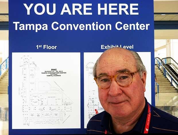 Tom Rath is a longtime Romney advisor and delegate from New Hampshire. (Lisa Tobin/WBUR)