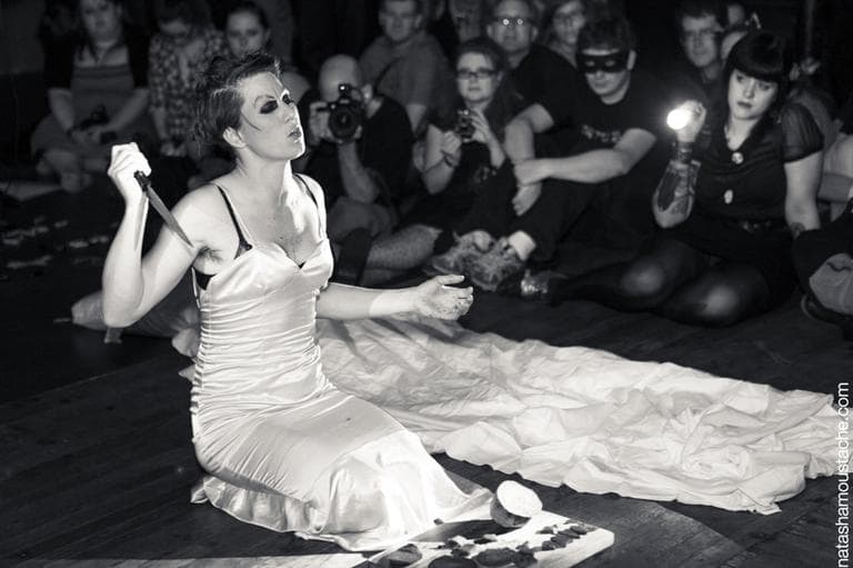 Amanda Palmer at The Middle East. (Courtesy Natasha Moustache)
