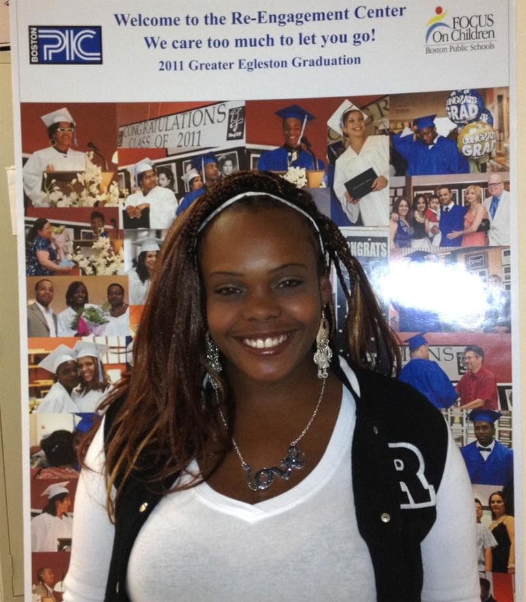 Johanne Louissaint, 20, is now attending Boston Adult Technical Academy after dropping out of high school three years ago. (Courtesy of Emmanuel Allen)