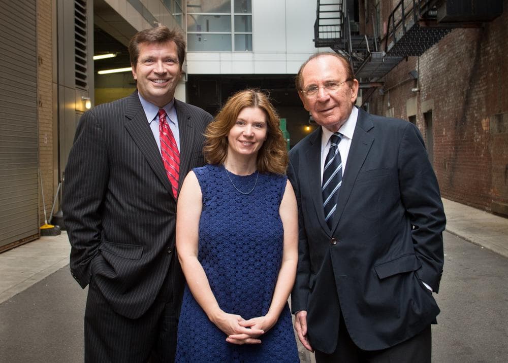 Outside the Box managing director Kevin T. Carlon, artistic director Sherrie Johnson and founder Ted Cutler (Bill Brett)