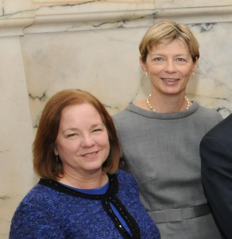 Lisa Lambert (left) and Marylou Sudders 