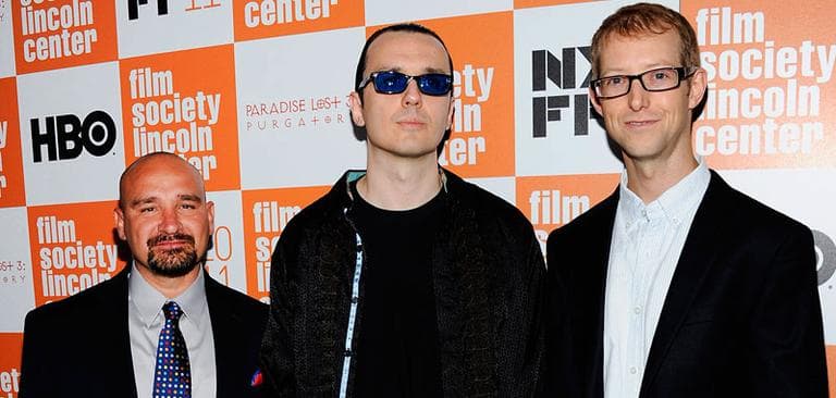 The "West Memphis Three", from left, Jessie Misskelley Jr., Damien Echols and Jason Baldwin at the New York Film Festival 2011 in New York. (Photo: AP)