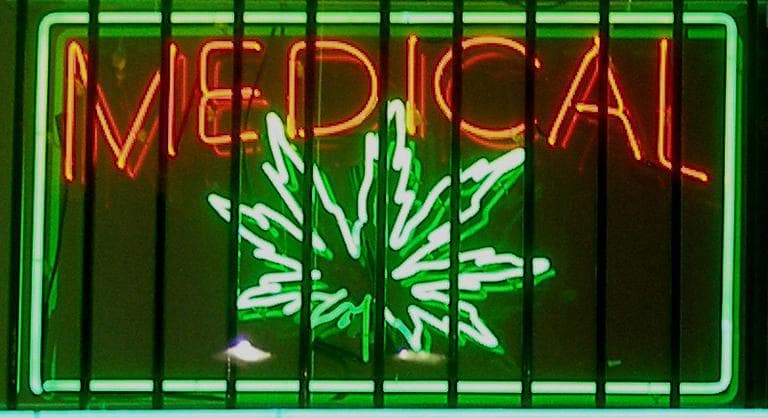 medical marijuana sign