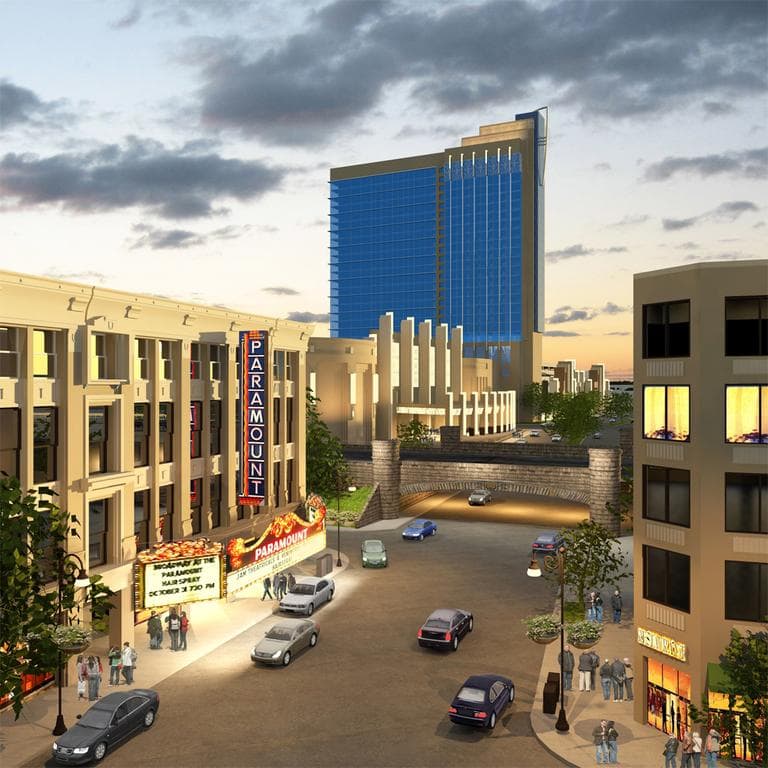 An artist's rendering of Penn's proposed Springfield casino 