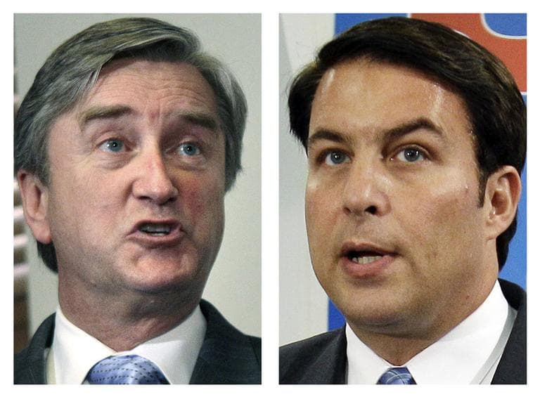 Democratic U.S. Rep. John Tierney, left, and Republican challenger Richard Tisei (AP File)