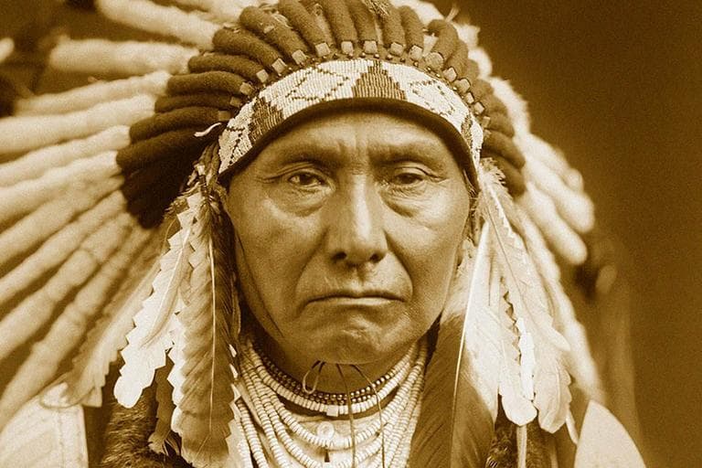 Chief Joseph by Edward Curtis.