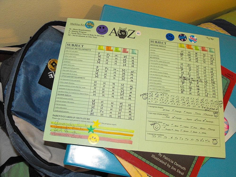 report card