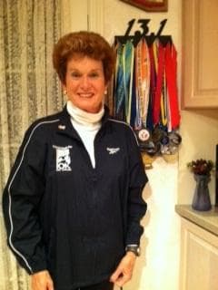 73-year-old Zelda Schwartz is running her 15th Tufts 10K