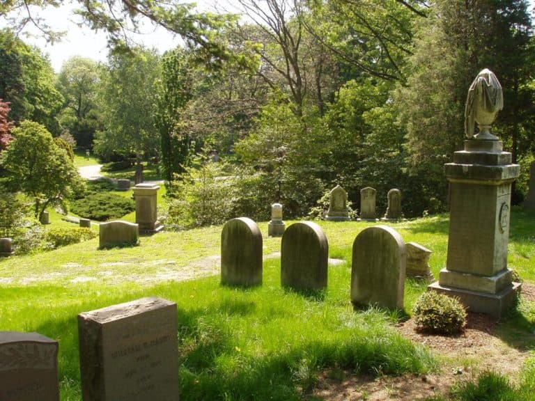 Mount Auburn Cemetery in Cambridge, Mass., was founded in 1831 as "America's first garden cemetery." (Creative Commons/Wikipedia)