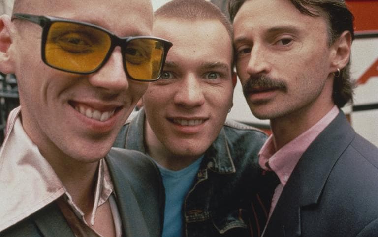 Ewen Bremner, Ewan McGregor and Robert Carlyle in the 1996 adaptation of Irvine Welsh's novel Trainspotting. (Miramax)