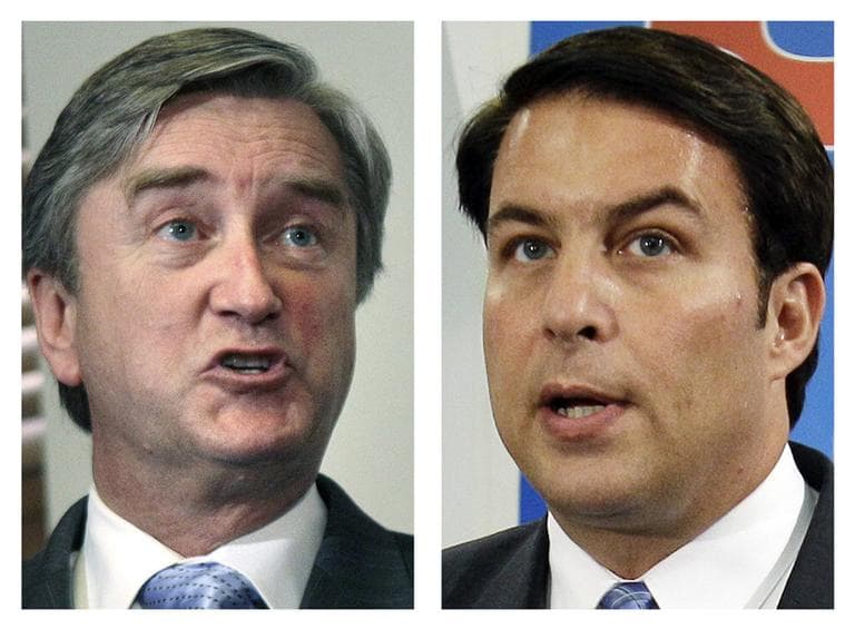 Rep. John Tierney, left, and Richard Tisei, right. (AP Photos, File)