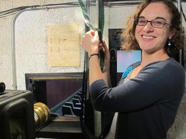 Amy Geller, the new artistic director of the Jewish Film Festival, wants to bring new life to the event. (Andrea Shea/WBUR)