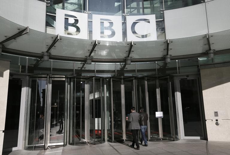 The BBC headquarters in London, Sunday, Nov, 11, 2012. (Alastair Grant/AP)
