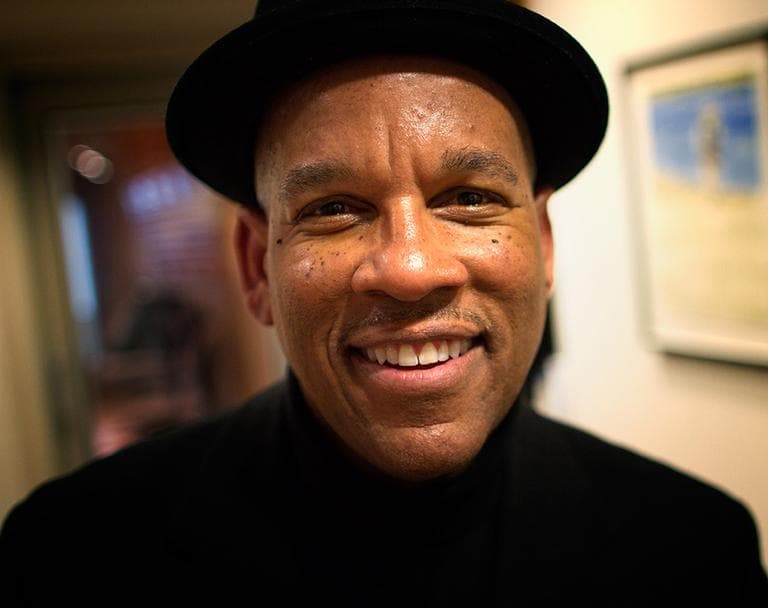 José Massó, host of "Con Salsa." (Jesse Costa/WBUR)