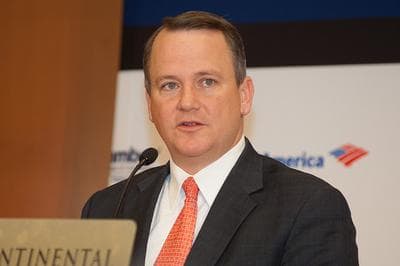 Lt. Gov. Timothy Murray unveils his future political ambitions in a speech to the Greater Boston Chamber of Commerce on Thursday. (Courtesy of Greater Boston Chamber of Commerce)