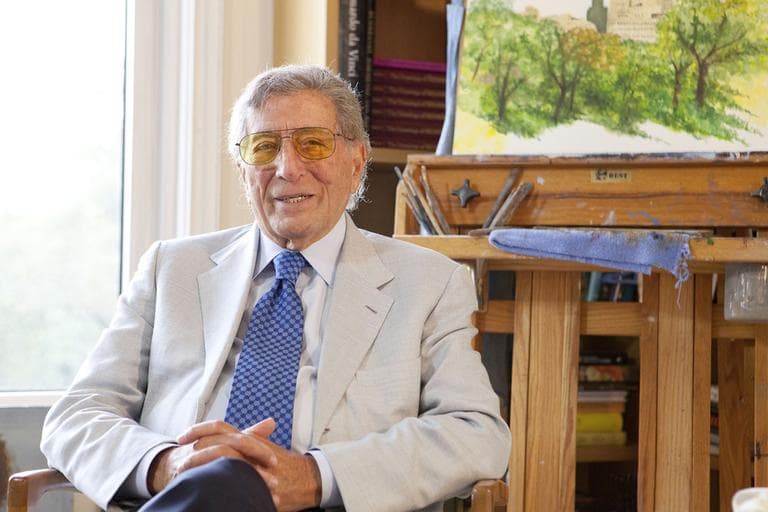 Singer Tony Bennett writes in his new book, "I always knew that I gravitated to singing and painting, because of my family upbringing. Even though we were very poor, my parents placed a high value on the arts." (Amy Sussman/Invision/AP)