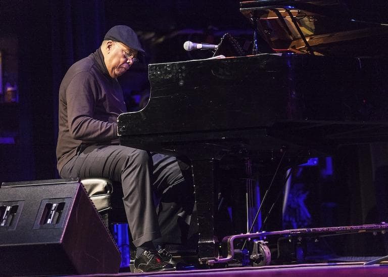 Chucho Valdés in concert at the Berklee Performance Center. (Jordan Jennings)