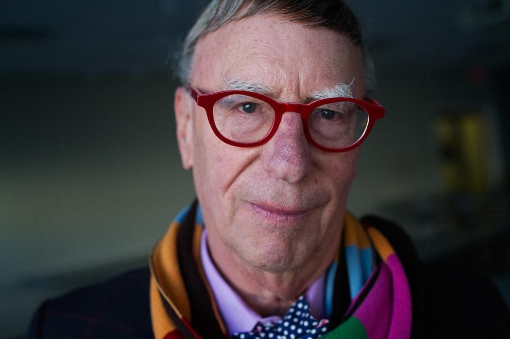 John Spooner, at WBUR's studios (Jesse Costa/WBUR)