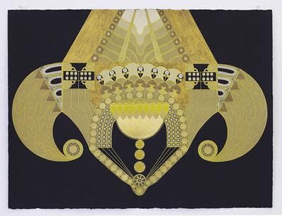 Mary O'Malley's "Relic #1," 2012, on view at Sam Lee Gallery in Los Angeles.