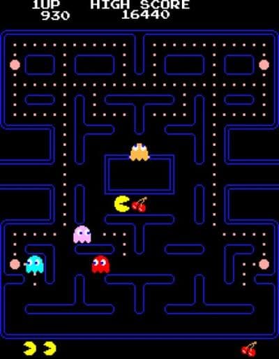 "Pac-Man." (1980) Tōru Iwatani of NAMCO LIMITED, now NAMCO BANDAI Games Inc. (Image courtesy of MoMA)