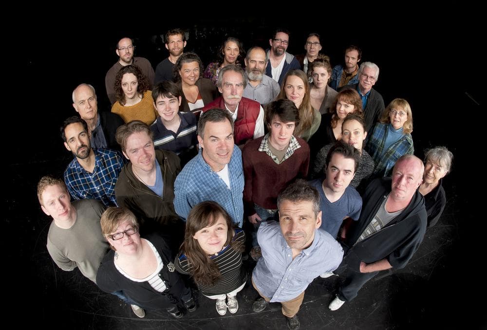 The cast of the Huntington Theatre Company's production of "Our Town." (Paul Marrotta/Huntington Theatre Company)
